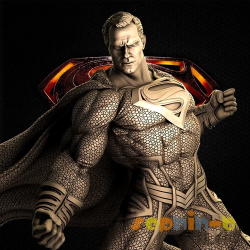 Man of Steel Super Man Resin 1:6 Model Kit Unpainted 3d Print GK Statue Figure.