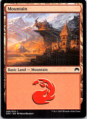 FOIL MOUNTAIN (265) (FULL ART) X4 Edge Of Eternities EOE Magic MTG