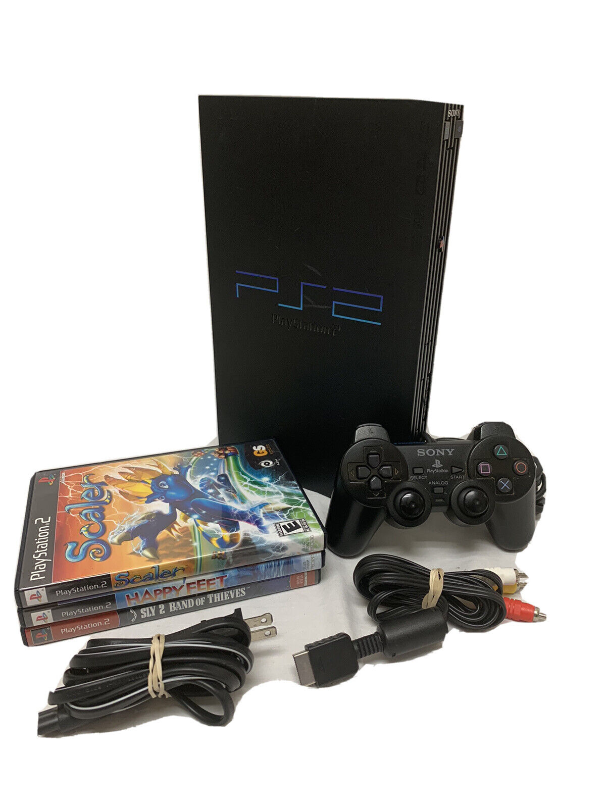 Original Sony PlayStation 2 PS2 Fat Console Renewed System Complete Bundle