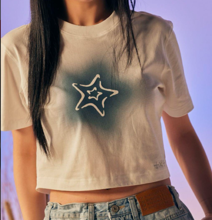 アイドル TXT TOGETHER CROP T-SHIRT TXT - TOMORROW X TOGETHER WORLD TOUR ACT : PROMISE OFFICIAL