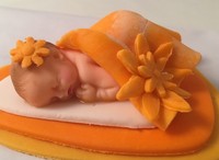 Edible Cake Topper, Fall Baby Shower, Candy Corn, Autumn, Fondant Edible Cake Topper, Fall Baby Shower, Candy Corn, Autumn, Fondant