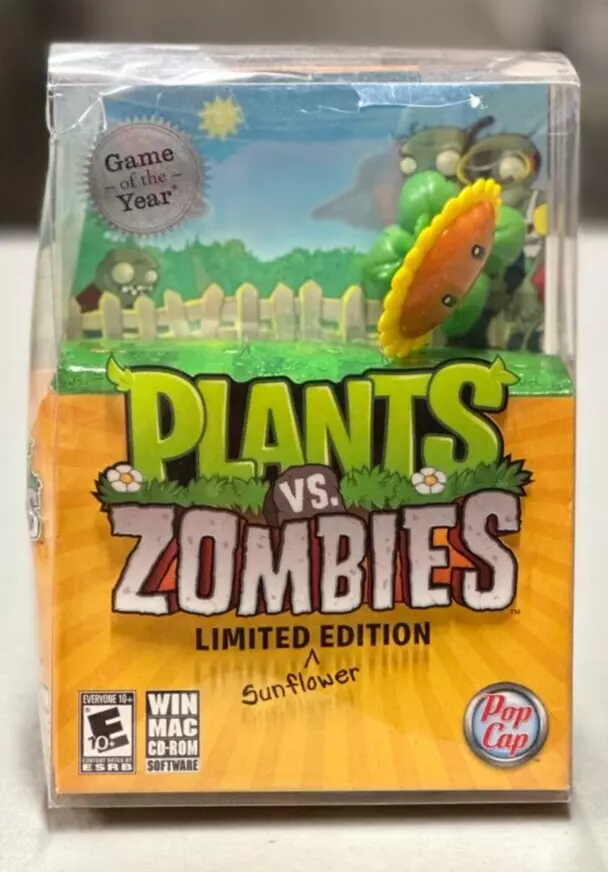 Plants Vs. Zombies Limited Sunflower Edition Sealed RARE