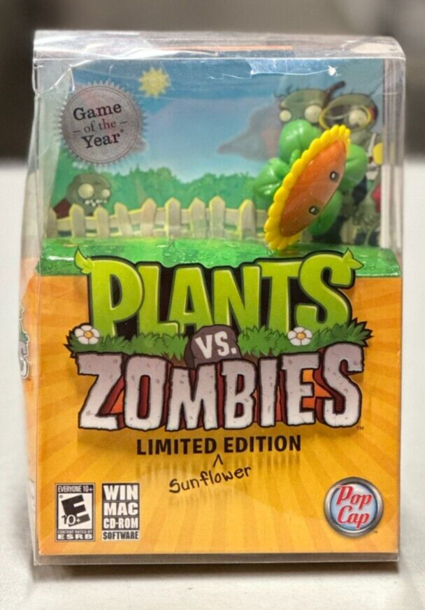 Plants vs Zombies Game of the Year Edition PC CD-ROM Australian Release