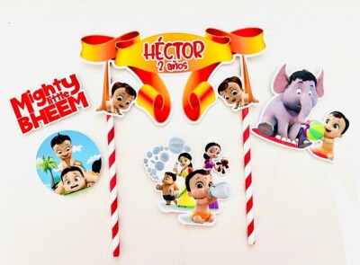 Personalized Mighty Little Bheem Cake Topper