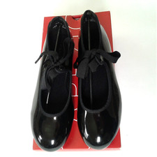 Capezio Women's Size 5M Jr Tyette Tele Tone Tap dance shoes Black