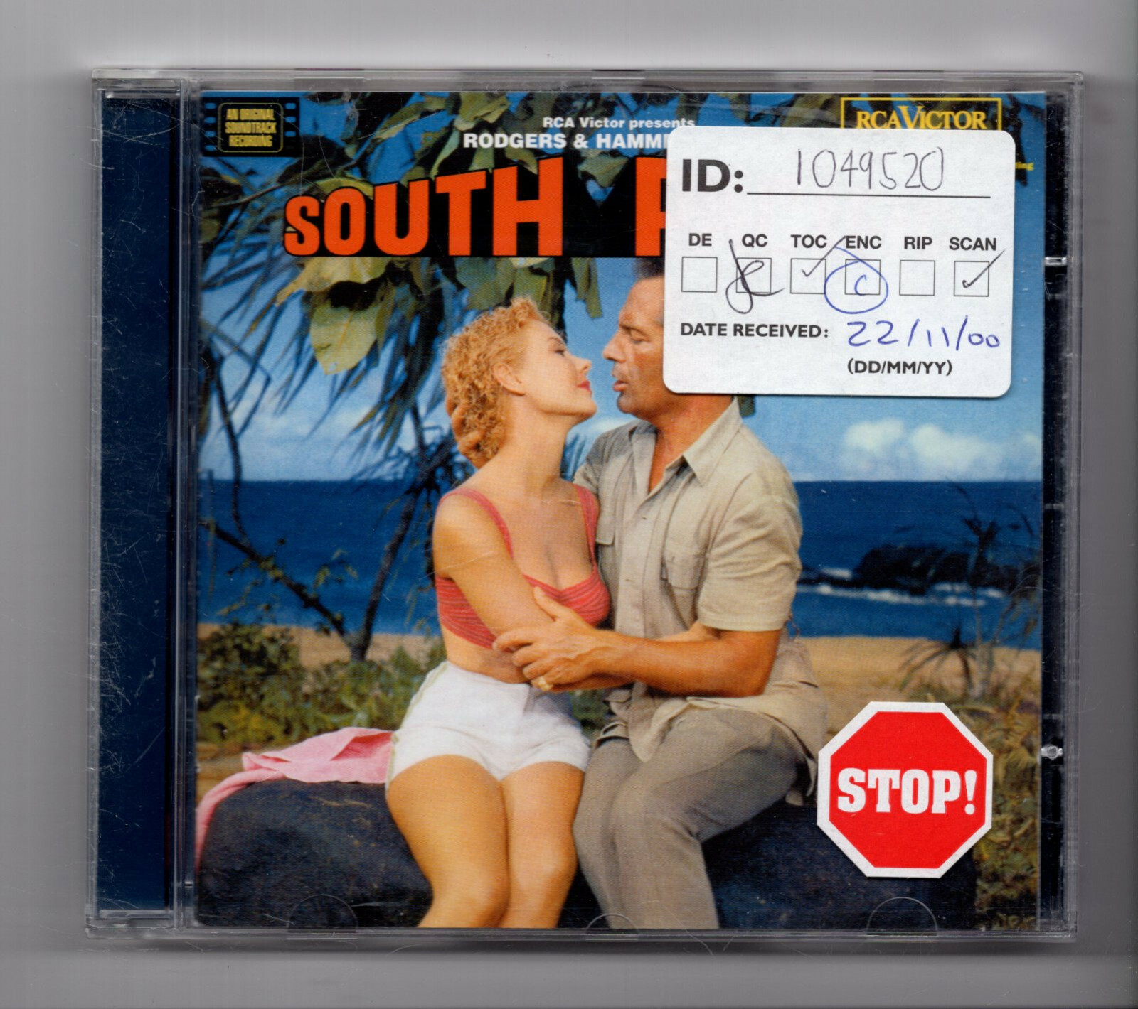 (JO495) South Pacific, Soundtrack - 2000 CD