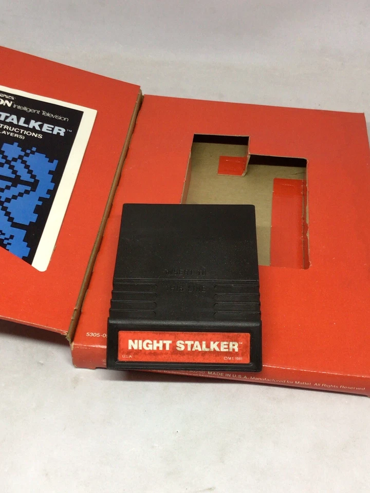 1982 Intellivision Night Stalker Video Game W/ Original Box *RARE* - Image 4 of 4