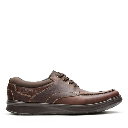 Clarks Cotrell Edge Wide Fit Mens Brown 