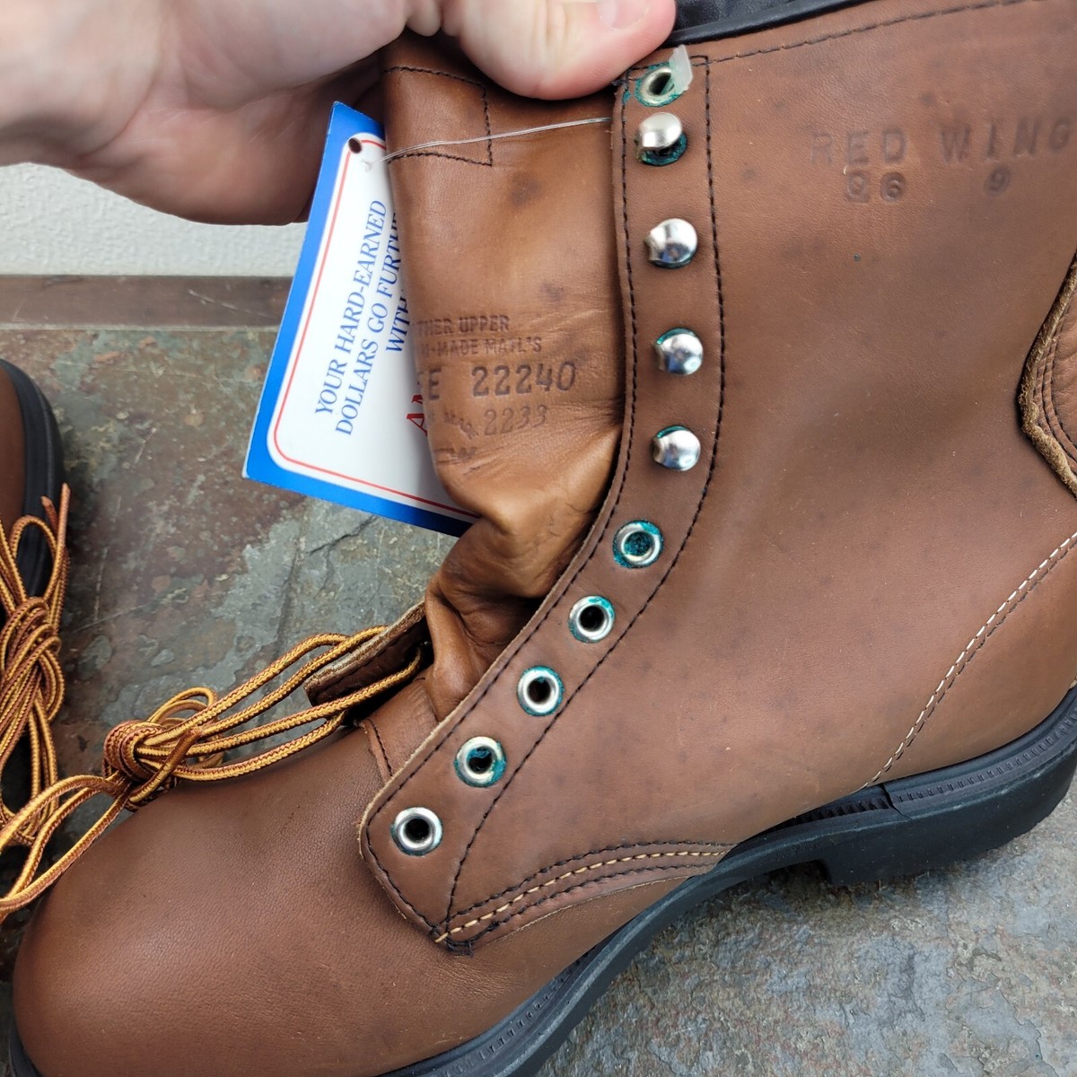 1/12掲載終了。値引きしました。ほぼ新品RED WING SHOES　7 .1/2size 1/12掲載終了。値引きしました。ほぼ新品RED WING SHOES 7 .1/2size