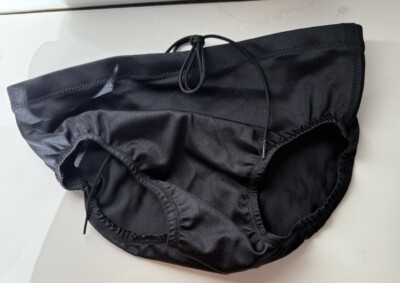 Pro Wrestling Trunks Black Spandex Size 30 Medium