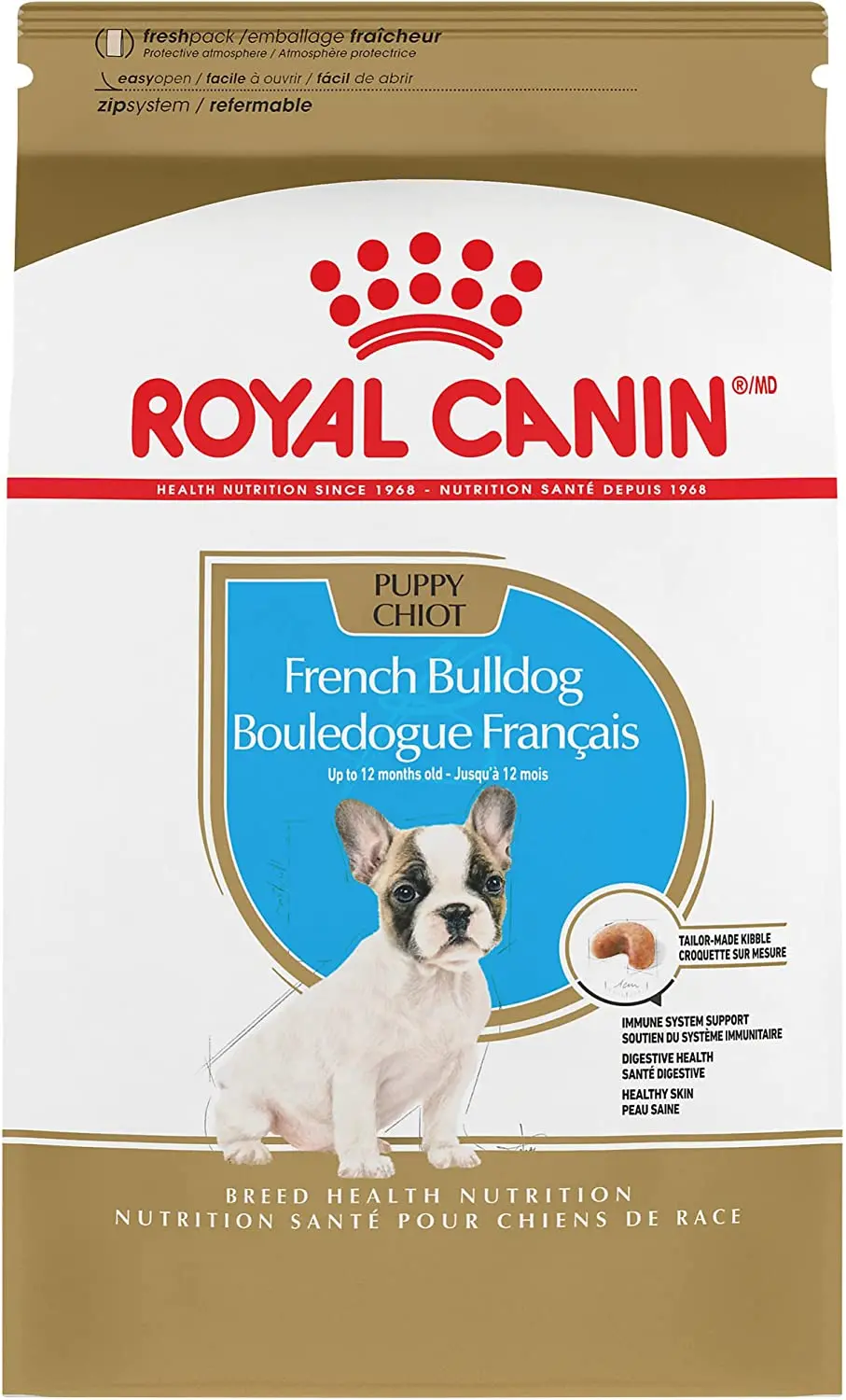 French Bulldog Puppy Dry Dog Food, 3 Lb Bag