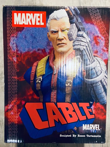 Marvel Universe CABLE Mini Bust Diamond Select #710/3000 2004 nuevo en caja