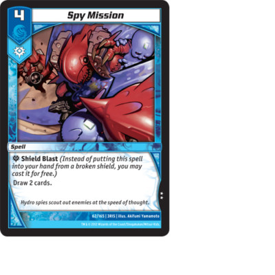 Kaijudo X3 SPY MISSION Uncommon #62/165 3RIS (Playset) Rise of the