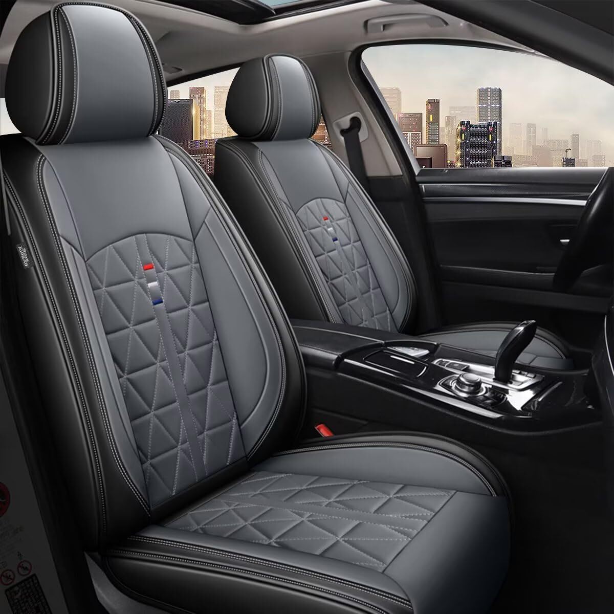 For Volvo S60 2001-2019 Leatherette Car Seat Cover 5-Seat Cushion Protector Pad