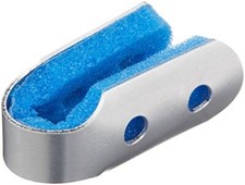 2 PIECE - Finger Cot- Pack of 2 Foam Lined Aluminum Splints- 2" Long- Medium