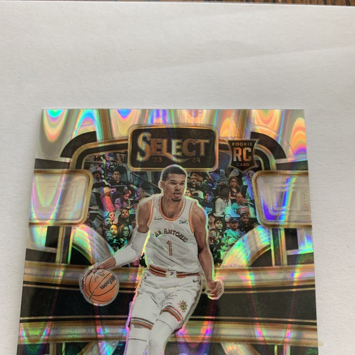 2023-24 Panini Select Victor Wembanyama Silver Tectonic