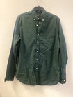 J Crew Men's Green Checked Long Sleeve Button Up size M