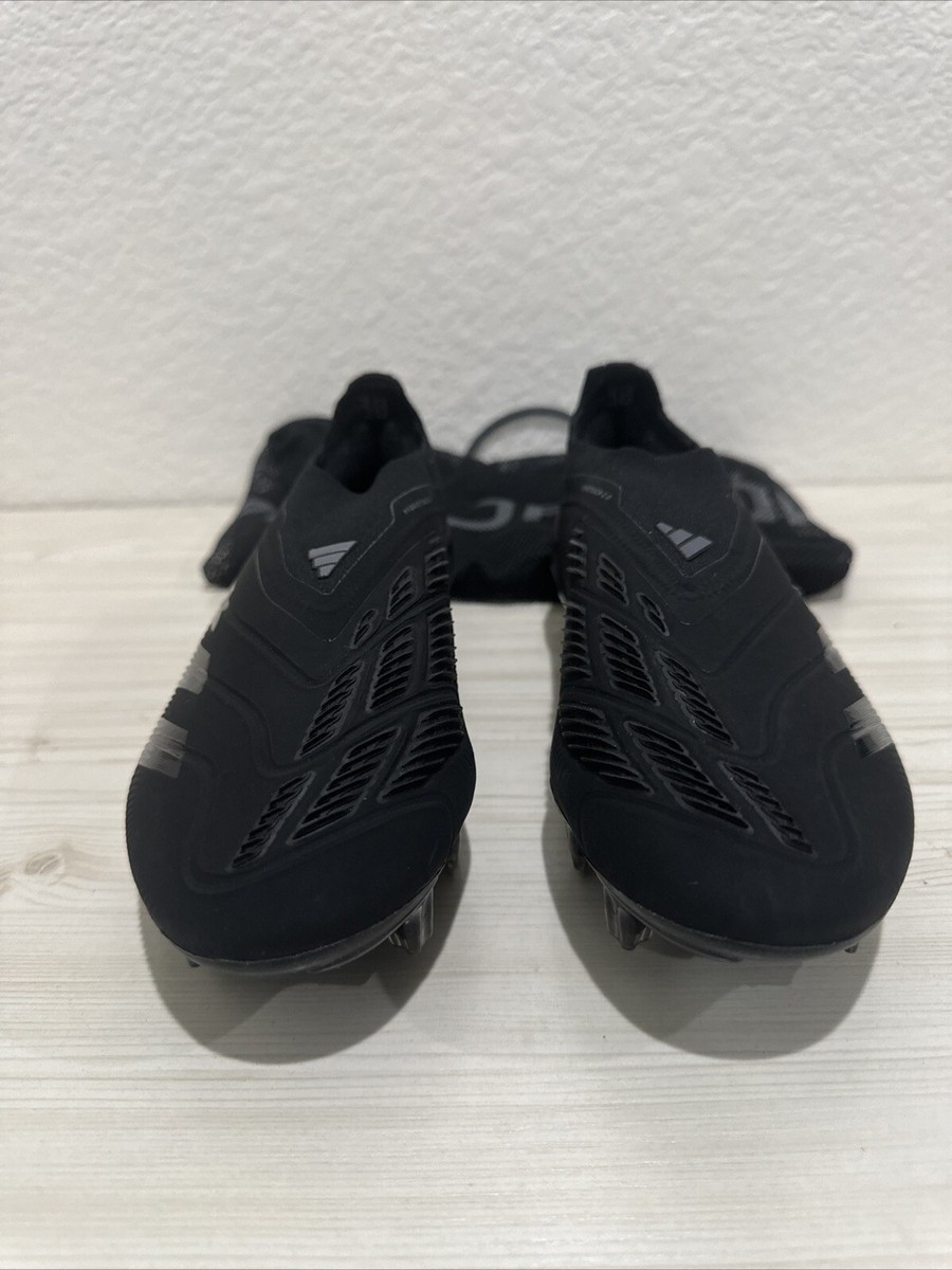 Size 5.5 - adidas Predator 24 Elite Laceless FG Base Black 