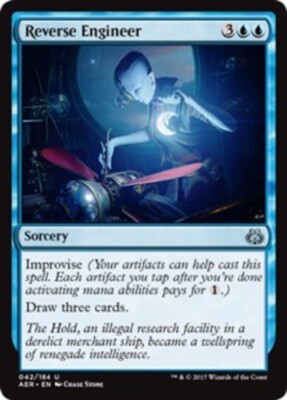 MTG X1 Reverse Engineer Aether Revolt  CARD Magic the GAthering