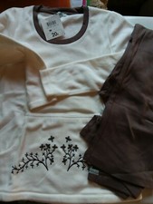 Pyjama Polaire TEX Taille  M  ecru