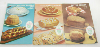 Fleischmann Treasury of Yeast Baking Foreign Sweet Batter Breads Rolls Bake 1962