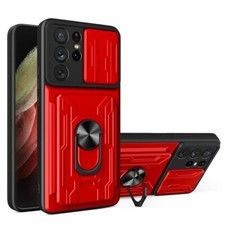 For Samsung Galaxy A53 5G Luxury Camera Slide Card Slot Cover Screen Protector