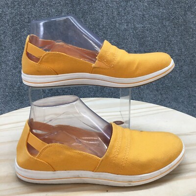 Clarks Cloudsteppers Shoes Womens 8.5 N Breeze Step Slip Ons 26164786 Yellow