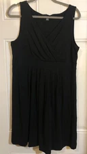 Land’s End size Large Petite Little Black Dress LBD travel cocktail after 5