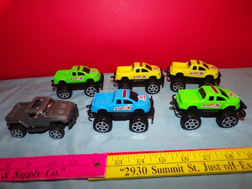 Wonder Treats Little Monster Trucks Lot of 6 PLASTIC MADE IN CHINA - Picture 3 of 5