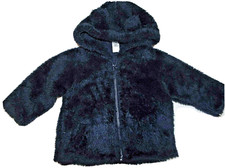 Next Boys Soft Fleecy Zip Front Hoody With Ears - 6-9 Months