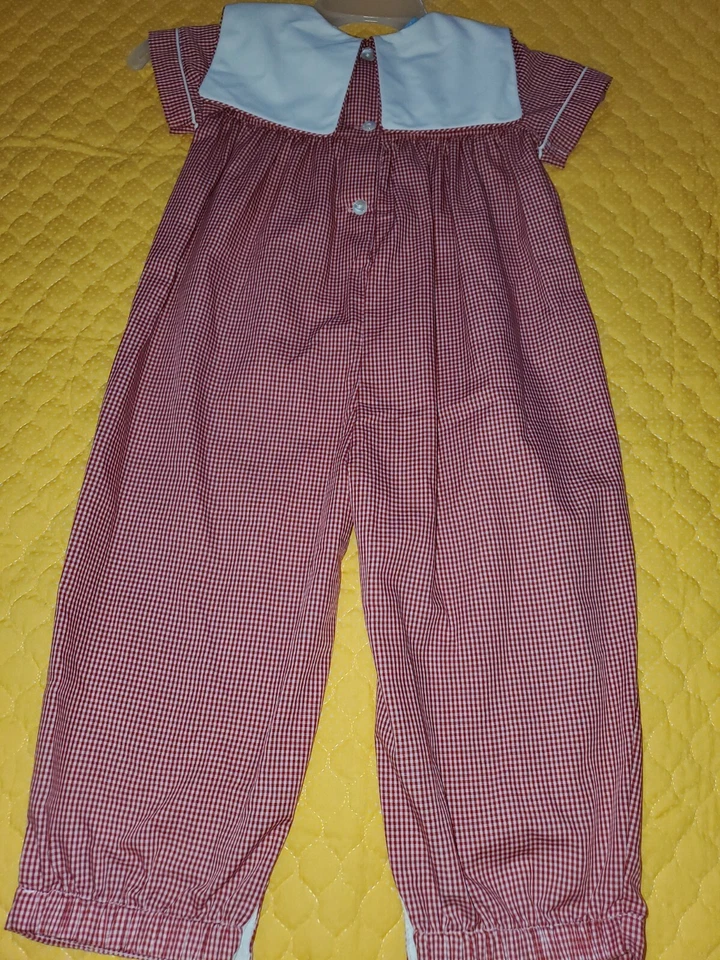 Jersey Anavini Unisex Infantil Navidad 24 Meses Rojo y Blanco Cuadros Foto 4 de 4