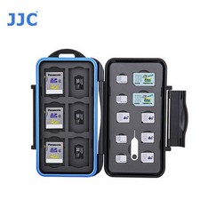 JJC MC-STM22A Memory Card Case fits 6 SD MSD 2 SIM 4 Micro SIM 4 Nano SIM D3500