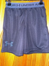 Image of Underarmour Shorts Boys Shorts New Tags Black Loose Keep Heatgear 
