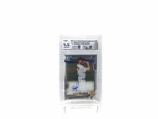 SHALIN POLANCO 2021 Bowman Chrome 1st Auto PITTSBURGH PIRATES HGA 9.5