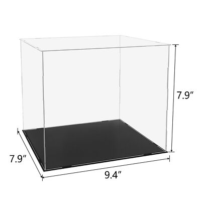 Clear Acrylic Display Case Collectibles Box Dustproof Diecast Action Figures US