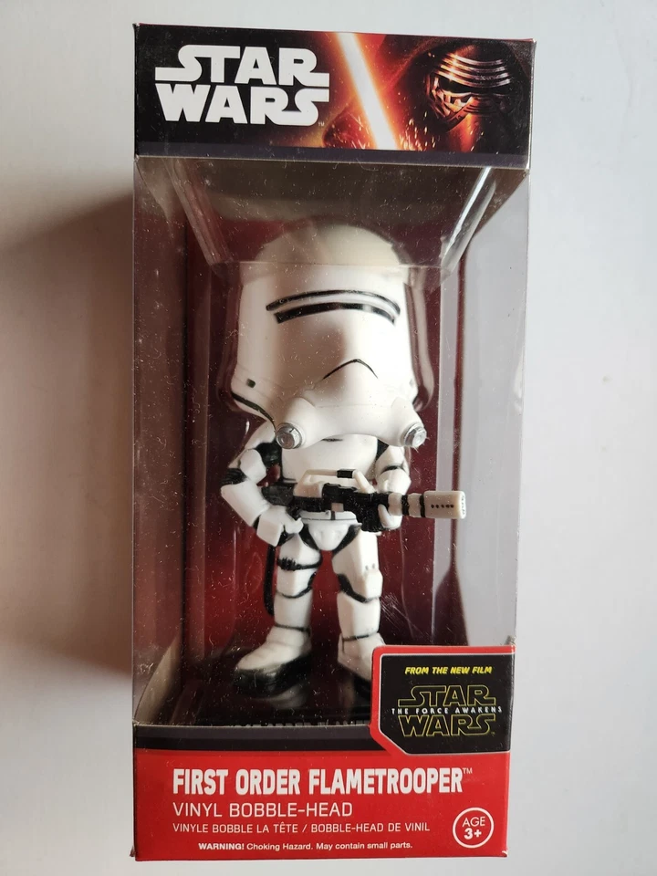 1st Order Flametrooper Bobble-Head (2017 NUEVO) 6" Funko Vinilo Star Wars MPN 6243 Foto 2 de 4