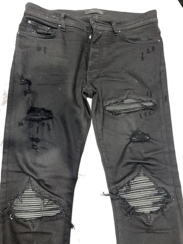 Black Amiri Jeans Size 34, 100 