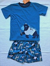 NWT Boy's Gymboree Size XS 4 GORILLA BASEBALL short sleeve pajamas gymmies PJs
