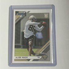 2019 Donruss Football Alize Mack #289 RC New Orleans Saints Rookie Card ND Irish. rookie card picture