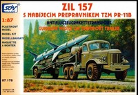 Sdv 87178 Zil 157 Raketentransporter, Nva, Plastikbausatz 1/87, H0,