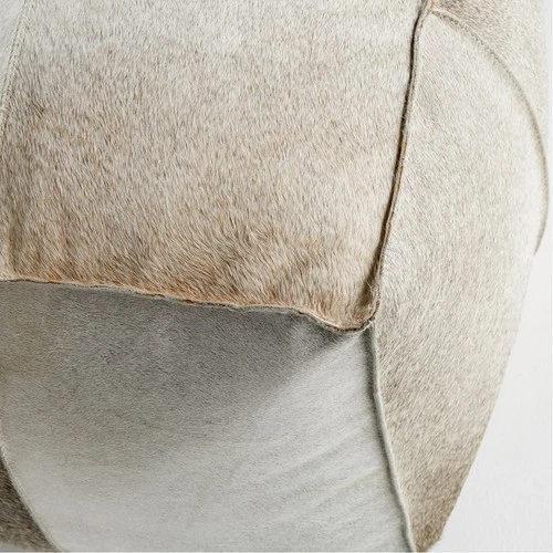 Cyan Design 10129 Brixton 19 inch Grey Pouf - Picture 2 of 3