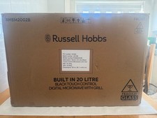 Russell Hobbs 20L Built In Digital Microwave BLACK NEW RHBM2002B