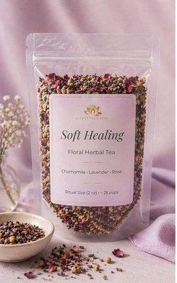 Organic   Soft Healing Herbal Tea   Chamomile, Lavender & Rose Blend