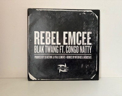 Blak Twang Feat. Congo Natty   Rebel Emcee 12'' Drum & Bass Jungle Vinyl Rebel MC