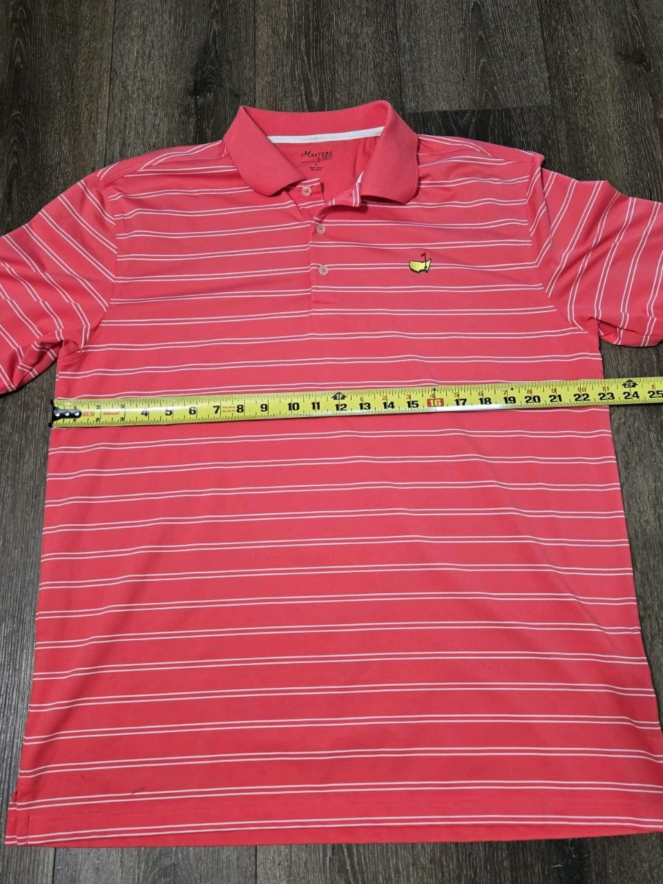 Masters Tech Performance Polo Size Large Salmon S… - image 7