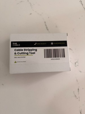 Truecable Wire Stripping and Cutting Tool for UTP, FTP, STP, Cat5E, Cat6, Cat6A