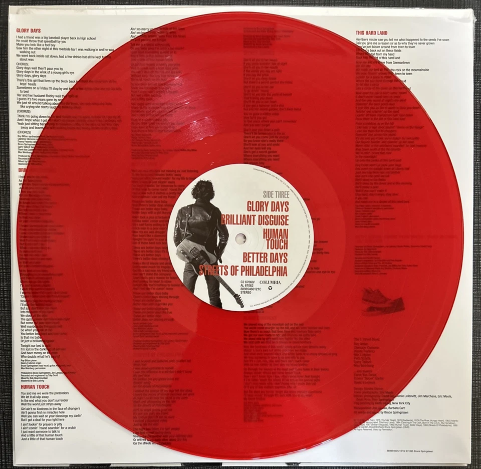 Greatest Hits by Bruce Springsteen (Record, 2018) Record Store Day Red, Numbered - Image 4 of 4