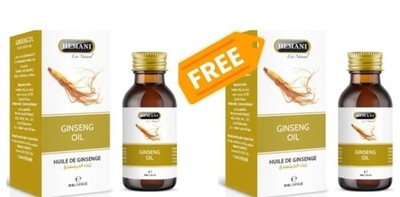 HEMANI Ginseng Oil 30ml 100% Natural Full Cartoon  Buy ONE Get One FREE 