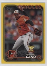 2024 Topps Series 1 Yellow Yennier Cano #158 19fi