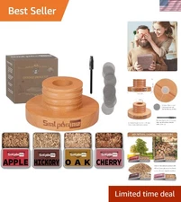 Cocktail Smoker Kit with Cherry Wood for Smoky Bourbon Flavors - Gift Set